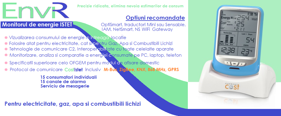 Monitor de consum de energie si cost ENVIR